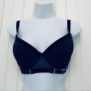 NEW Bluebella MORE Métis Strappy Bra Black 32 DD/E Padded Underwire Balcony